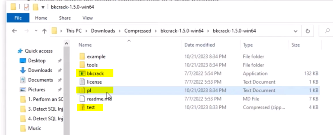 All required files