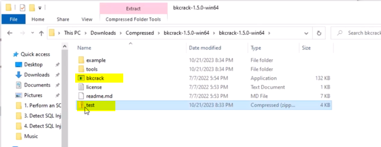 Bkcrack folder contents